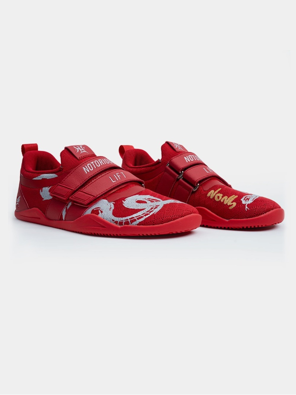 NOTORIOUS Lift Sumo Sole Gen 4 Year Of The Snake Red Weightlifting Shoes